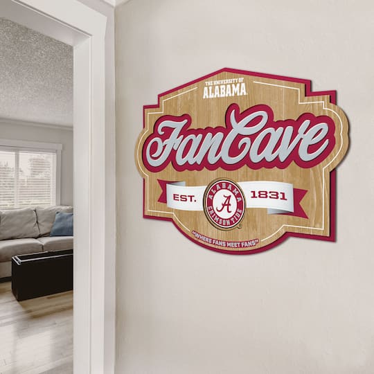 NCAA Fan Cave Sign